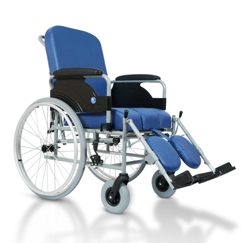BEST Reclining Commode Wheelchair