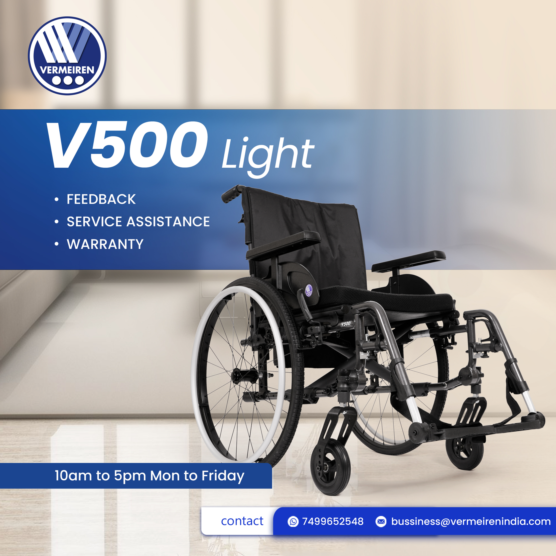 Best V500 Active Wheelchair – Customizable & Comfortable