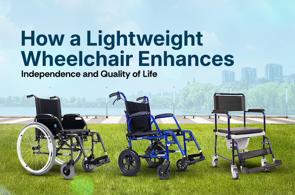 Lightweight wheelchair enhancing independence 