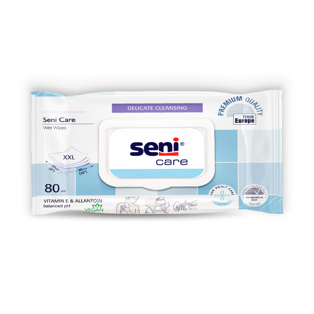 Seni Care Wet Wipes (Xxl) - 80 Pieces