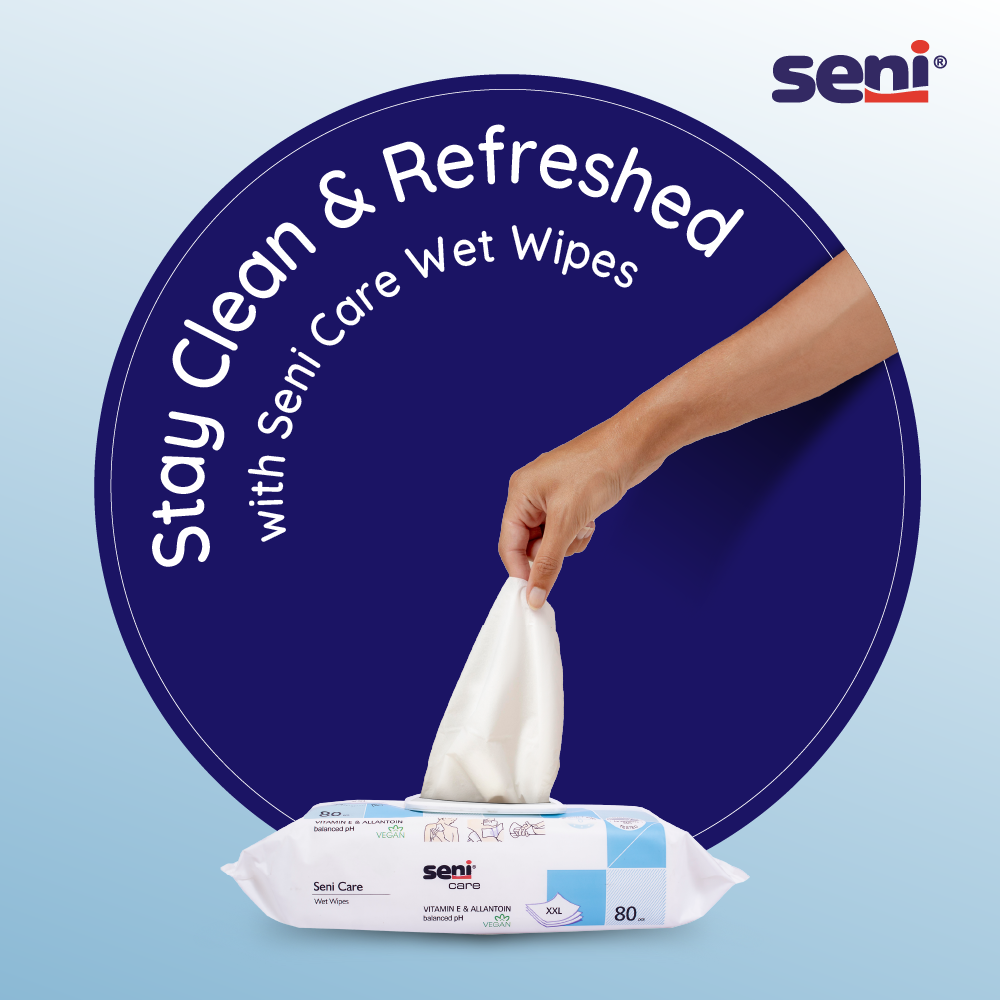 Seni Care Wet Wipes (Xxl) - 80 Pieces