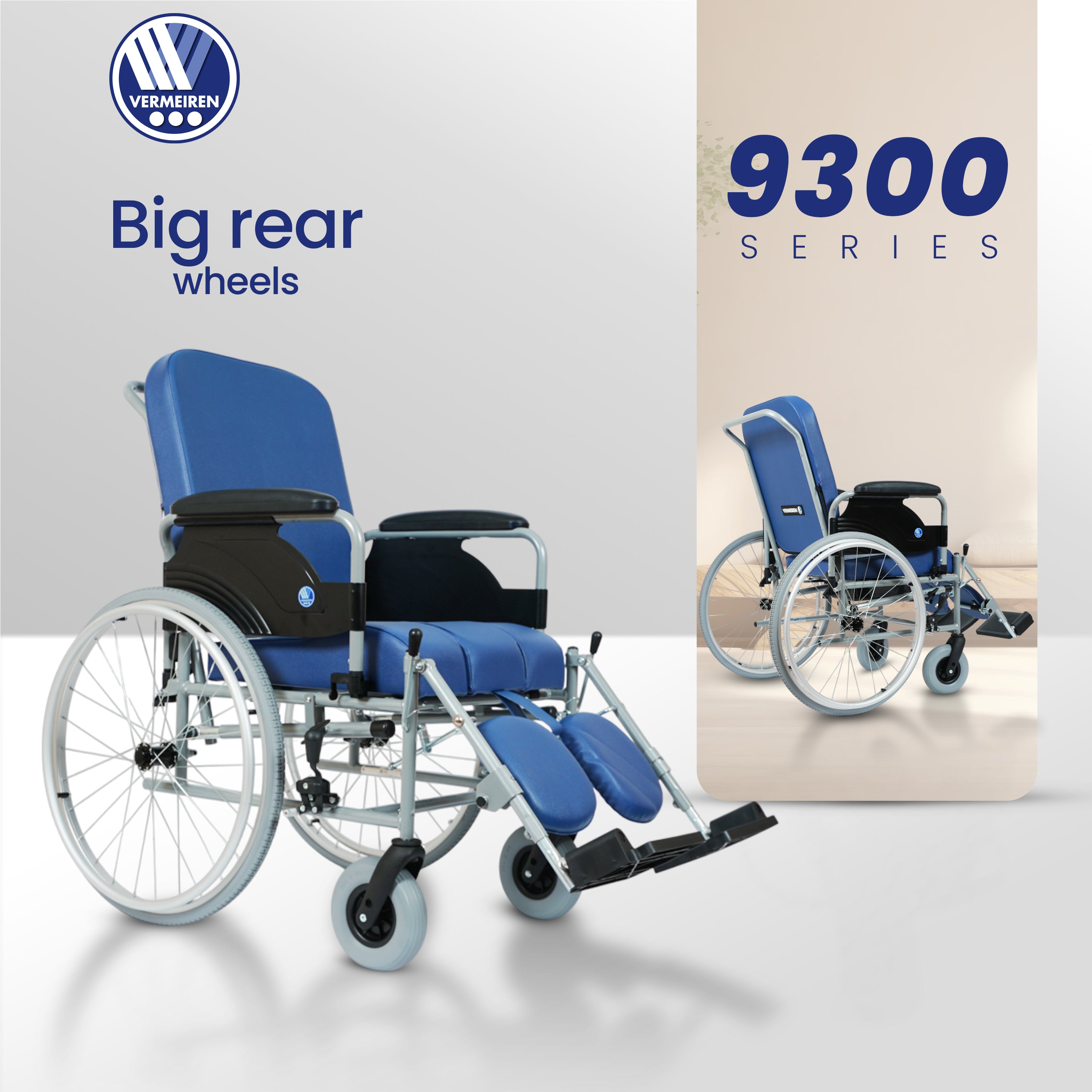 BEST Reclining Commode Wheelchair 