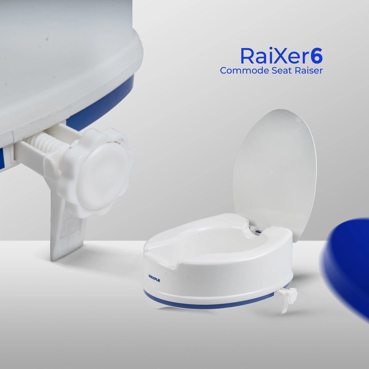 RaiXer6 Raised Toilet Seat 6 Inches