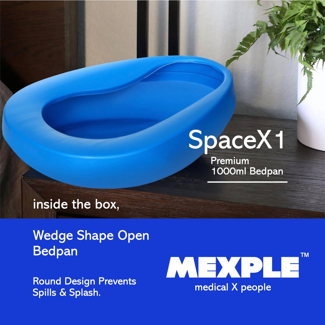 SpaceX1 Open Bedpan