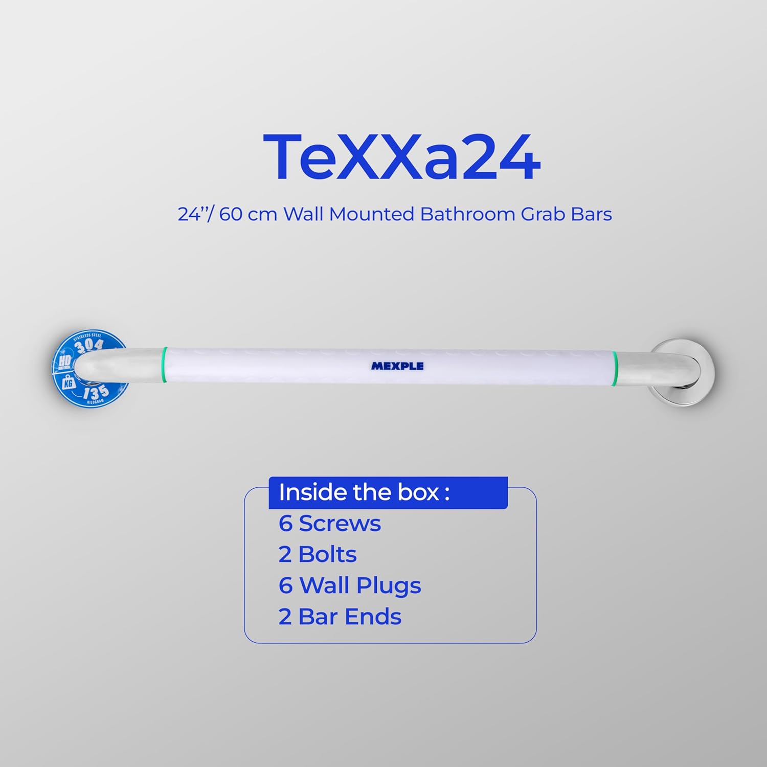 TeXXa24 High Grade ABS Anti-Slip Grab Bar