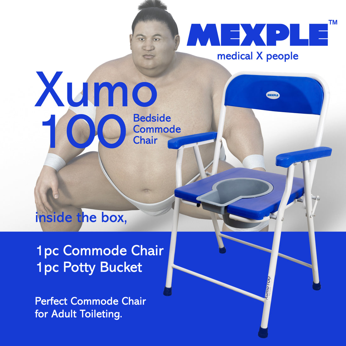 Xumo100 Commode Chair