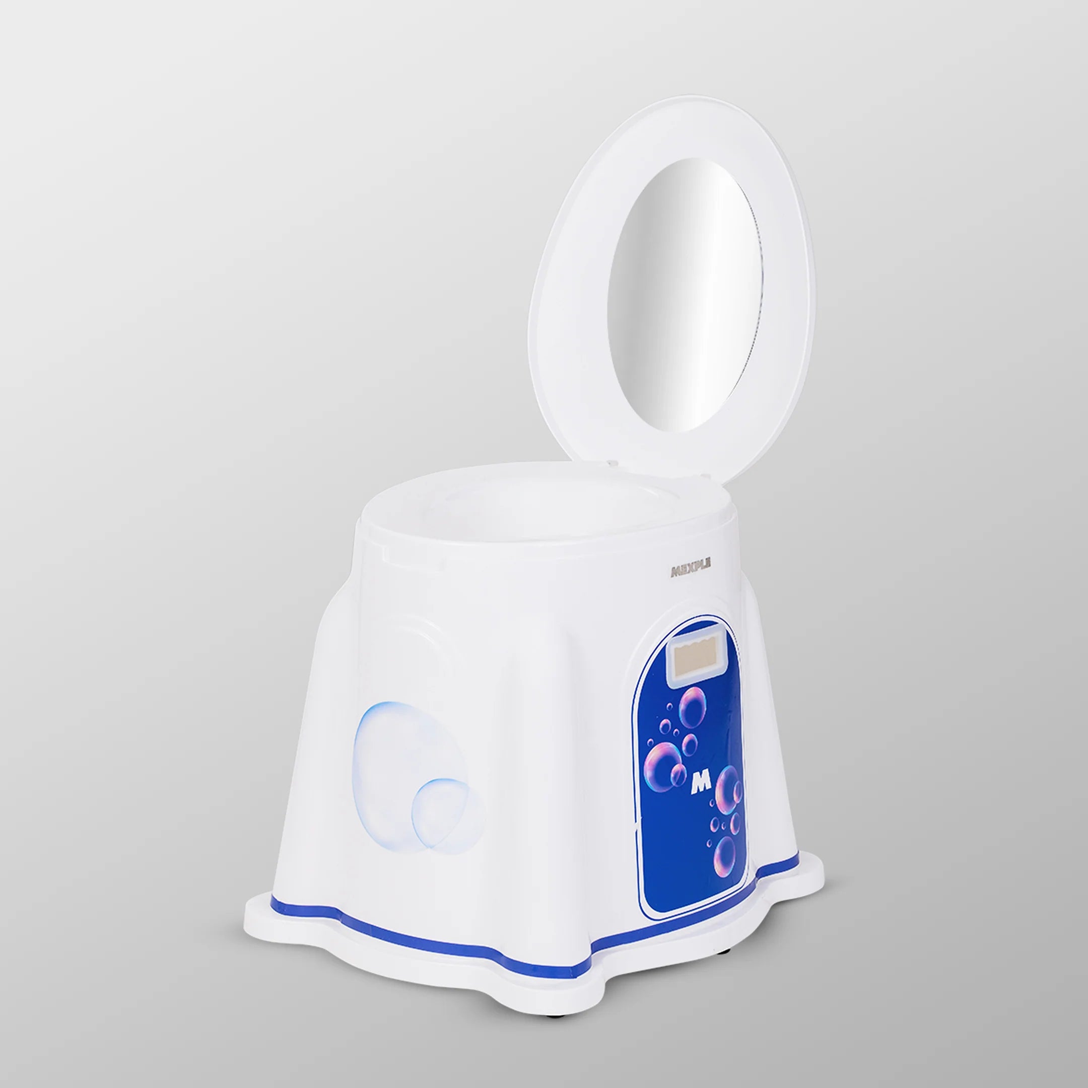 Xumo200HD Indian-2-Western Toilet Commode Stool